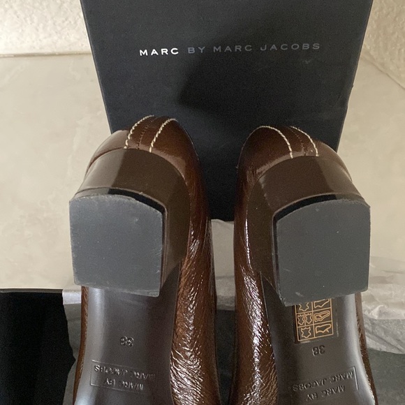 Genuine Marc Jacobs Vernice Army leather flats - Picture 7 of 9